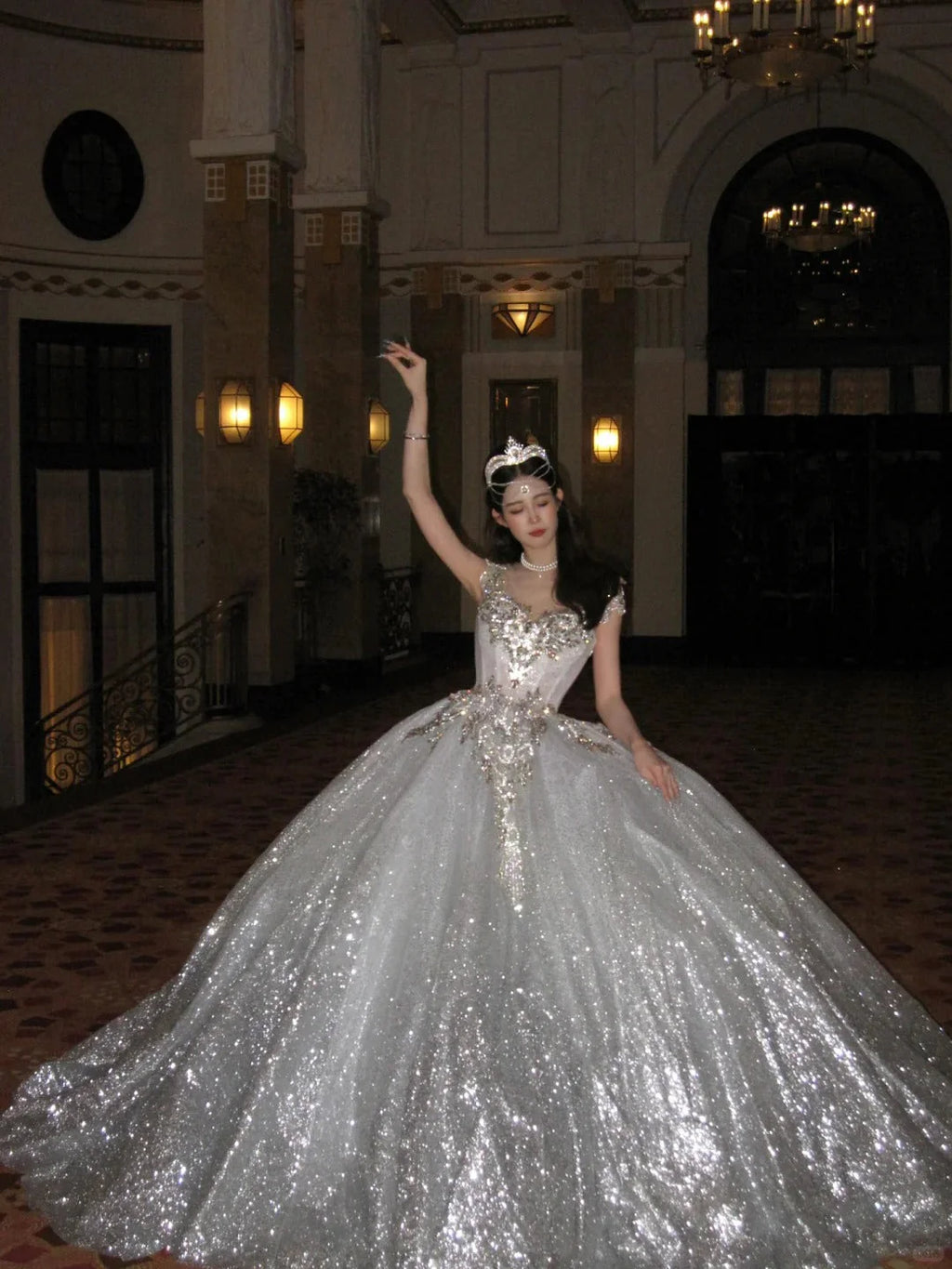 Celestial Diamond Gown