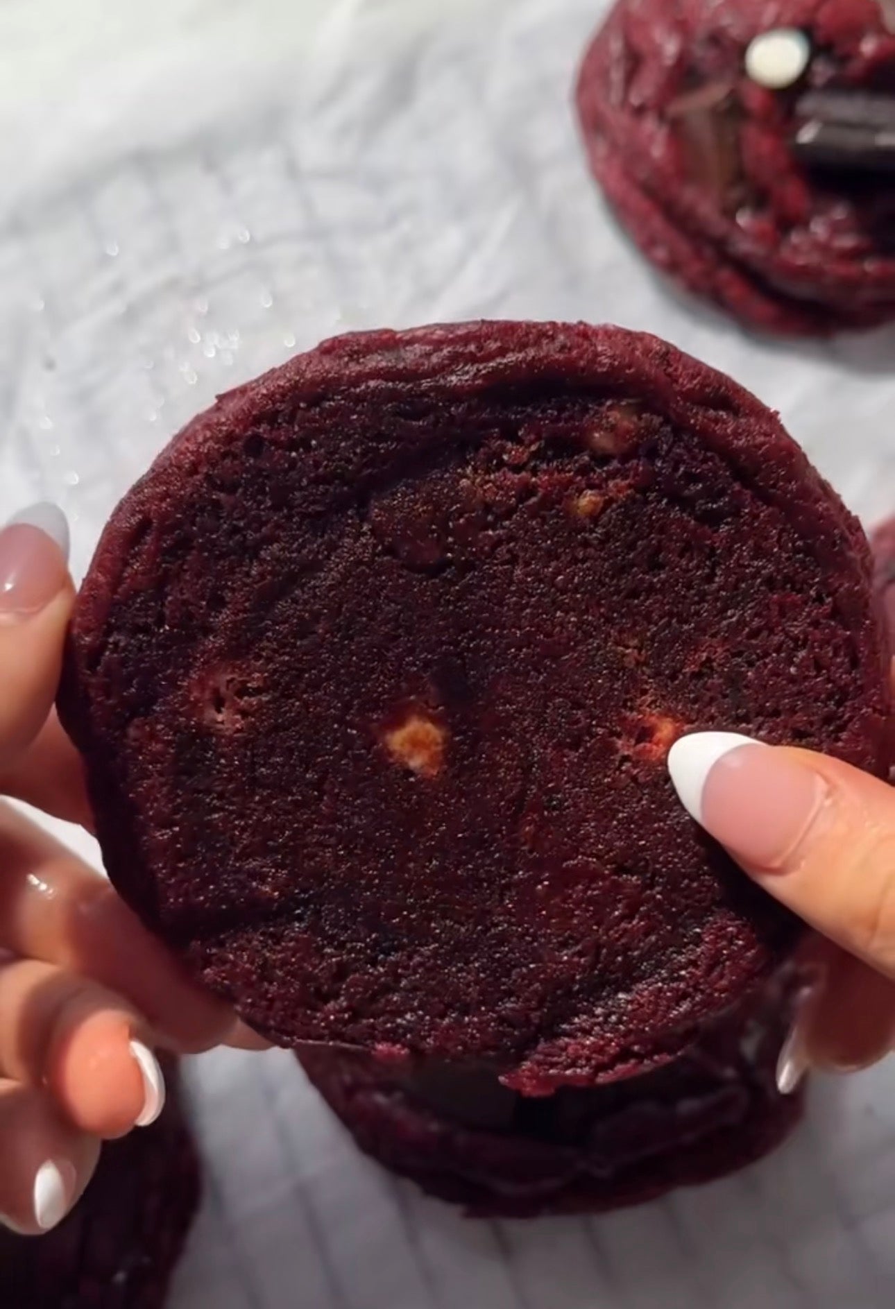 Red Velvet Oreo Lava Cookie