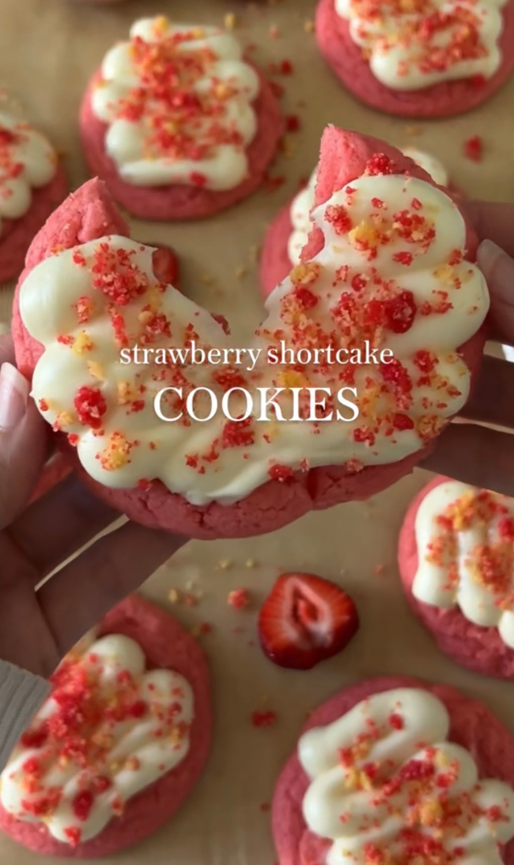Strawberry Shortcake Cookie