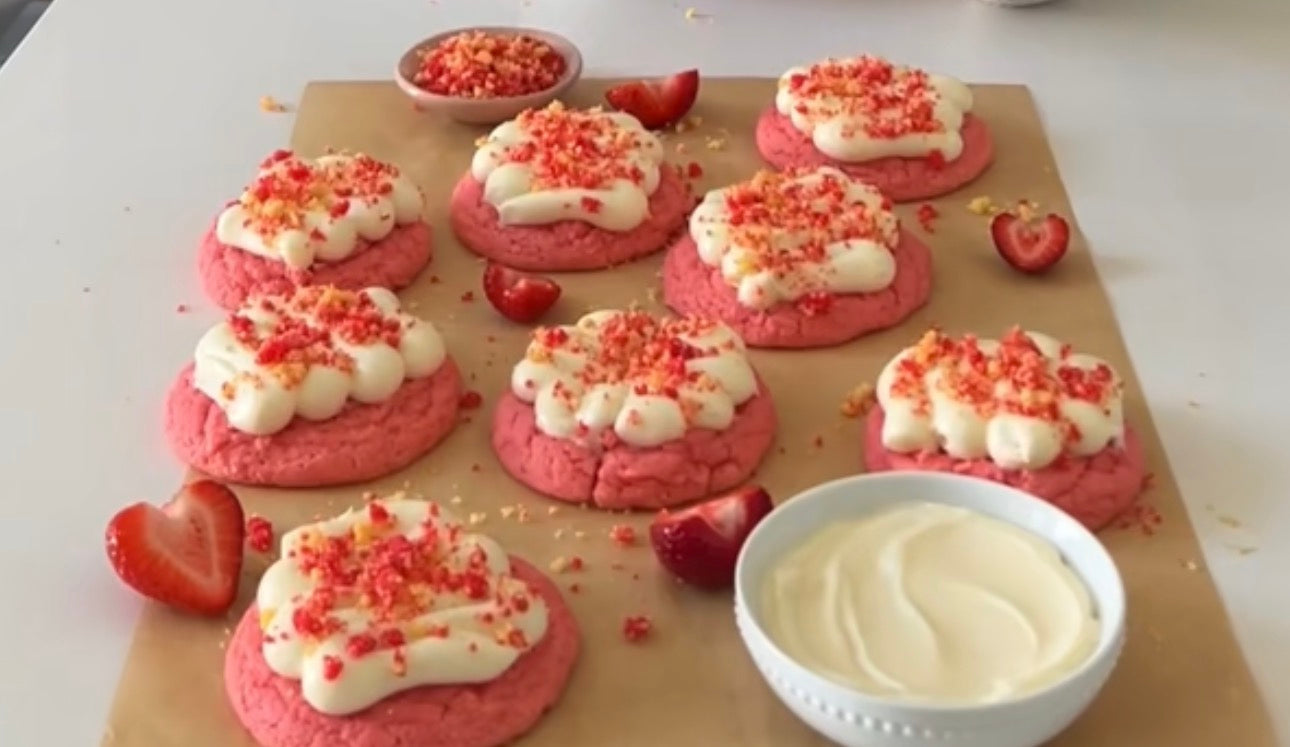 Strawberry Shortcake Cookie