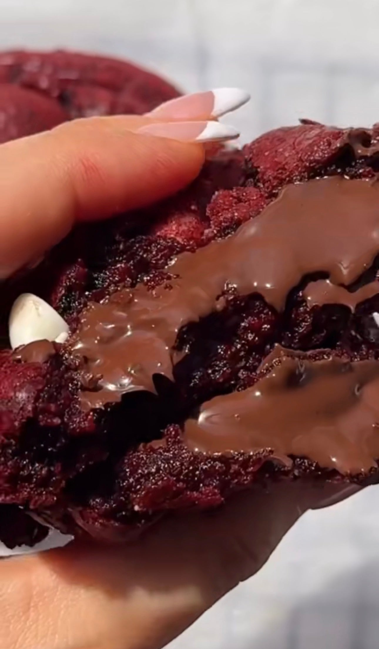 Red Velvet Oreo Lava Cookie