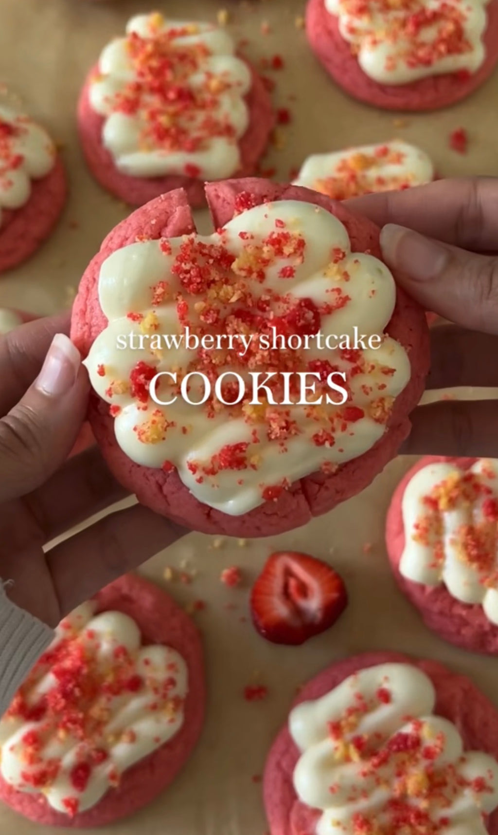 Strawberry Shortcake Cookie